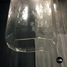 Carica l&#39;immagine nel visualizzatore di Gallery, Murano glass three-light chandelier, 1970s
