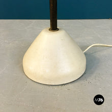 Load image into Gallery viewer, Glass and iron floor lamp, 1950s
