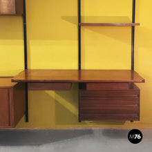 将图片加载到图库查看器，Wall bookcase E22 by Osvaldo Borsani for Tecno, 1960s
