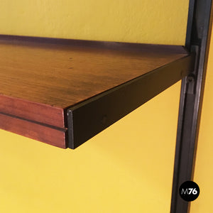 Wall bookcase E22 by Osvaldo Borsani for Tecno, 1960s