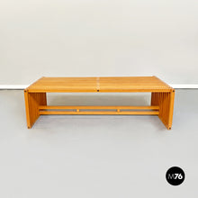 Load image into Gallery viewer, Wood coffee table mod.Ara by Lella and Massimo Vignelli for Driade, 1970s
