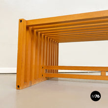 Load image into Gallery viewer, Wood coffee table mod.Ara by Lella and Massimo Vignelli for Driade, 1970s
