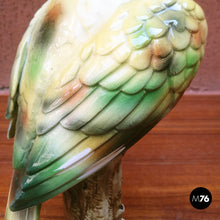 画像をギャラリービューアに読み込む, Polychrome ceramic parrot, 1960s
