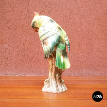 Load image into Gallery viewer, Polychrome ceramic parrot, 1960s
