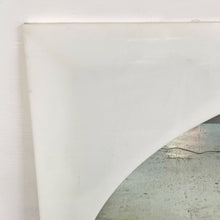 Carica l&#39;immagine nel visualizzatore di Gallery, Round shape mirror with square plastic frame, 1980s
