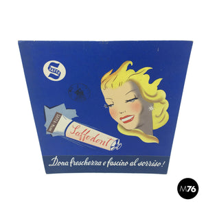Saffa carton toothpaste advertising, 1950s