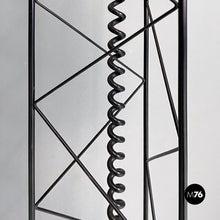 Carica l&#39;immagine nel visualizzatore di Gallery, Metal floor lamp with triangular section base, 1980s
