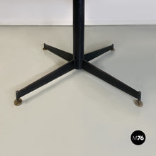 Load image into Gallery viewer, Marble, metal and brass details dining table, 1950s
