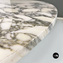 Load image into Gallery viewer, Marble, metal and brass details dining table, 1950s
