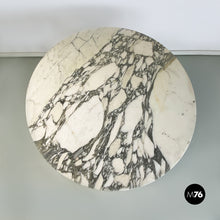 Load image into Gallery viewer, Marble, metal and brass details dining table, 1950s

