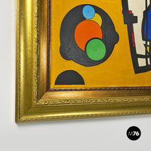 Load image into Gallery viewer, Anamnesi acrylic paint work on canvas by Lucio Del Pezzo, 1960s
