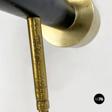 Load image into Gallery viewer, Brass and metal adjustable floor lamp by Stilux, 1960s
