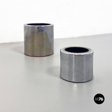 Carica l&#39;immagine nel visualizzatore di Gallery, Different size metal cylindrical ashtray, 1970s
