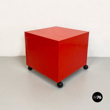 Load image into Gallery viewer, Modular red plastic mod. 4602 chest of drawers by Simon Fussel for Kartell, 1970s
