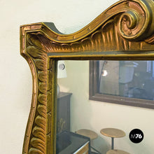 画像をギャラリービューアに読み込む, Golden frame mirror, 1950s

