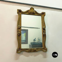 将图片加载到图库查看器，Golden frame mirror, 1950s
