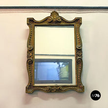 Charger l&#39;image dans la galerie, Golden frame mirror, 1950s
