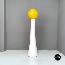 Load image into Gallery viewer, Plastic and yellow glass floor lamp by Annig Sarian for Kartell, 1970s
