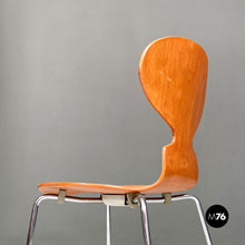 Load image into Gallery viewer, Solid wood and chromed legs Ant chair by Fritz Hansen, 1970s
