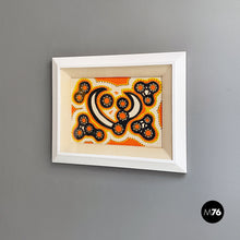 Load image into Gallery viewer, Abstract painting with relief motif, 1970s
