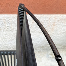 Carica l&#39;immagine nel visualizzatore di Gallery, Black metal and plastic high stool by Giandomenico Belotti for Alias, 1979
