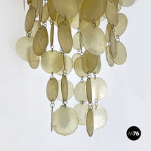 Load image into Gallery viewer, Golden plastic Cascade Chandelier, 1970s
