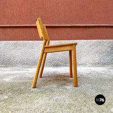 Carica l&#39;immagine nel visualizzatore di Gallery, Solid oak wood chairs, 1960s
