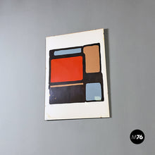 Load image into Gallery viewer, Colored abstract painting from an milanese house-studio, 1970s
