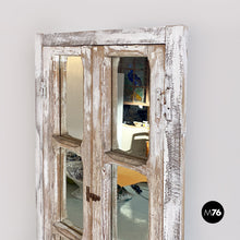 Carica l&#39;immagine nel visualizzatore di Gallery, Freestanding mirror, made from a wooden swing door, 1940s
