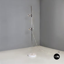 Carica l&#39;immagine nel visualizzatore di Gallery, Marble, metal and plastic floor lamp by Fois for Reggiani Illuminazione, 1970s
