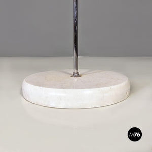 Marble, metal and plastic floor lamp by Fois for Reggiani Illuminazione, 1970s