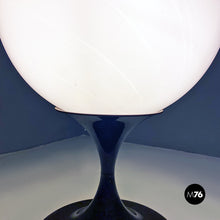 Load image into Gallery viewer, Brown plastic and opal glass floor or table lamp, 1970s
