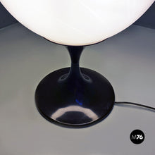 Load image into Gallery viewer, Brown plastic and opal glass floor or table lamp, 1970s
