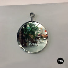 Carica l&#39;immagine nel visualizzatore di Gallery, Steel circular mirror, 1970s
