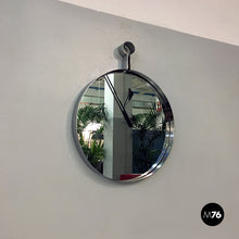 Load image into Gallery viewer, Steel circular mirror, 1970s
