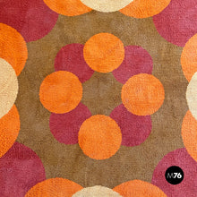 将图片加载到图库查看器，Round carpet with circular motifs, 1970s
