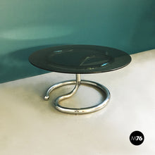 Carica l&#39;immagine nel visualizzatore di Gallery, Anaconda smocked glass coffee table by Paul Tuttle, 1970s
