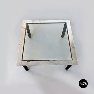 Steel coffee table by L. Caccia Dominioni for Azucena, 1960s
