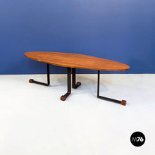 Carica l&#39;immagine nel visualizzatore di Gallery, Wooden Elliptical coffee table, 1960s
