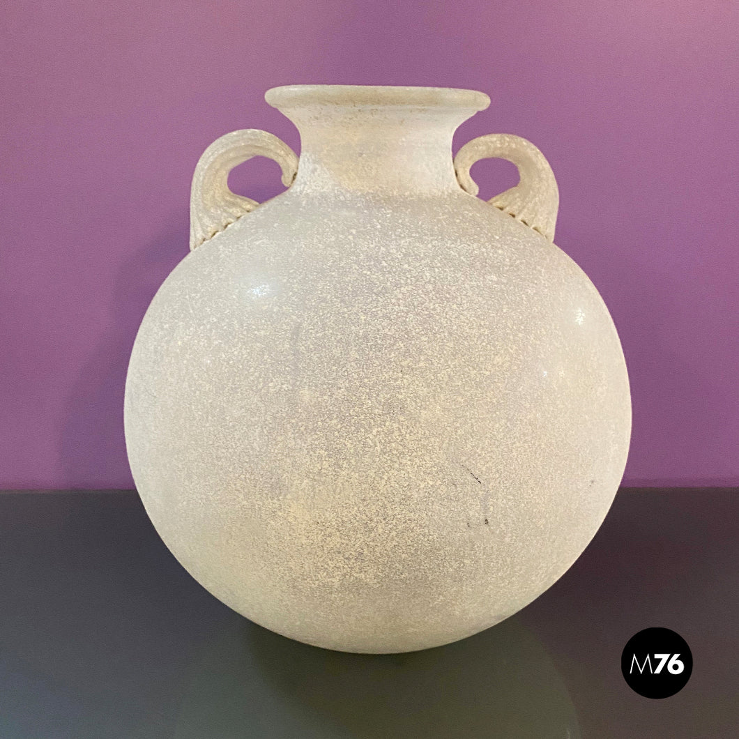 White amphora by Sergio Asti, 1960s